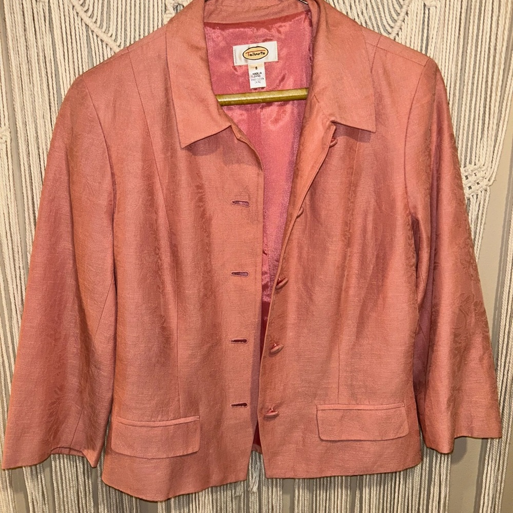VINTAGE pink matching blazer & skirt